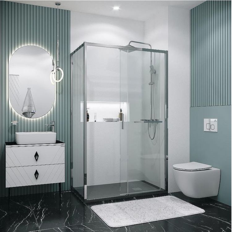 Душевой уголок Grossman Style 130х80 120.K33.05.1380.10.00 профиль Хром стекло прозрачное Душевой уголок Grossman Style 130х80 120.K33.05.1380.10.00 профиль Хром стекло прозрачное