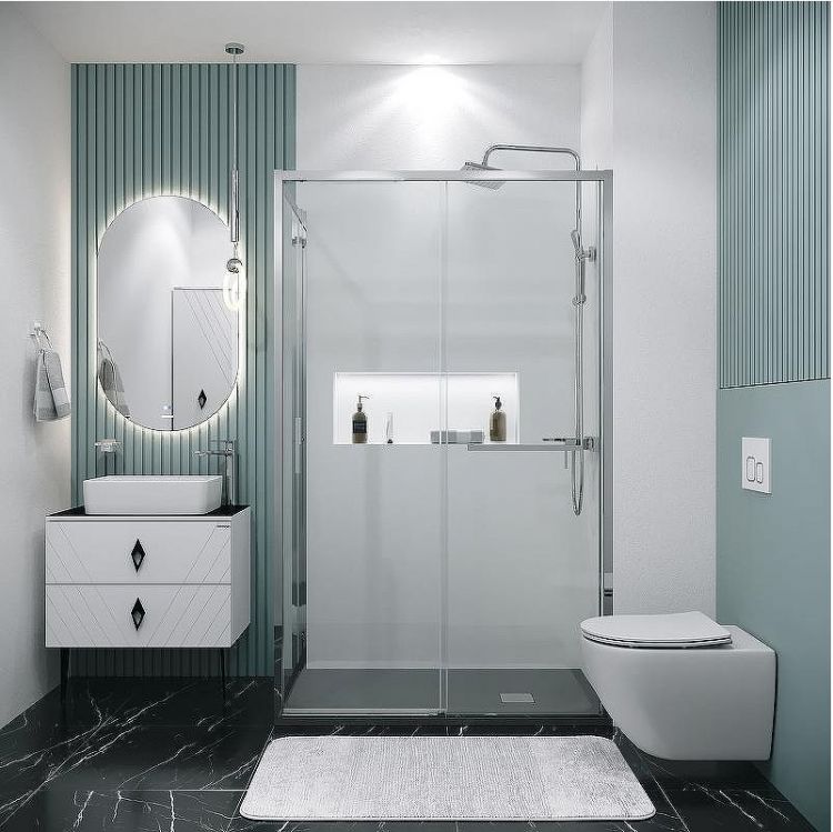 Душевой уголок Grossman Style 130х80 120.K33.05.1380.10.00 профиль Хром стекло прозрачное Душевой уголок Grossman Style 130х80 120.K33.05.1380.10.00 профиль Хром стекло прозрачное