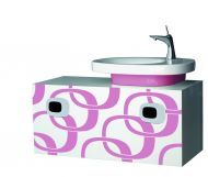 Модуль Laufen MIMO, бел/розов.граф, 4.3355.1.055.532.1