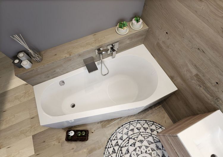 Акриловая ванна RIHO Delta Plug&Play 160x80 LEFT, BD4300500000000