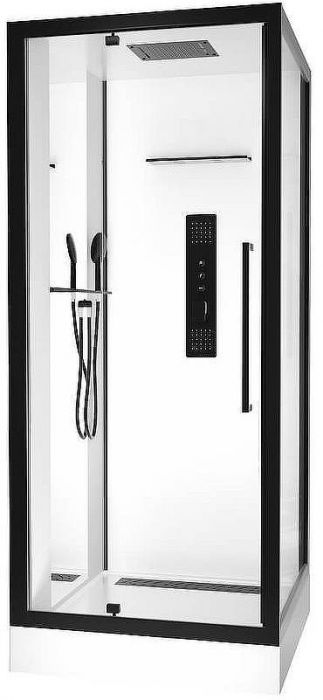 Душевая кабина Black&White Galaxy 90х90 8022000 с гидромассажем