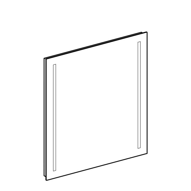 Зеркало Geberit Option с подсветкой 60x65x3.6 [500.586.00.1]