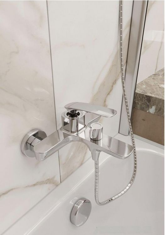 Смеситель для ванны Knotlor Finesse KN-42 цвет Хром Смеситель для ванны Knotlor Finesse KN-42 цвет Хром