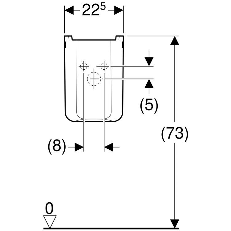 Полупьедестал Geberit myDay [291410600]