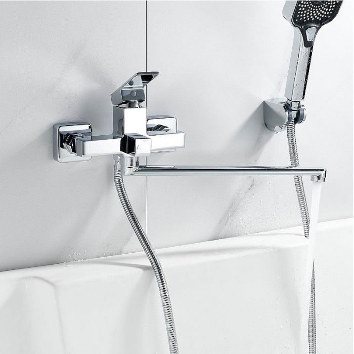 Смеситель для ванны Shevanik S9622 универсальный цвет Хром