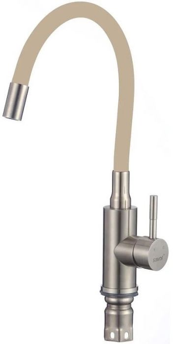 Смеситель для кухни Savol S-SUS6002-12 цвет Сатин Бежевый