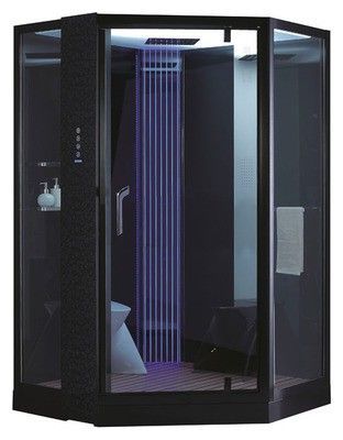 Душевая кабина Orans SR-89106S черная, с баней Душевая кабина Orans SR-89106S черная, с баней