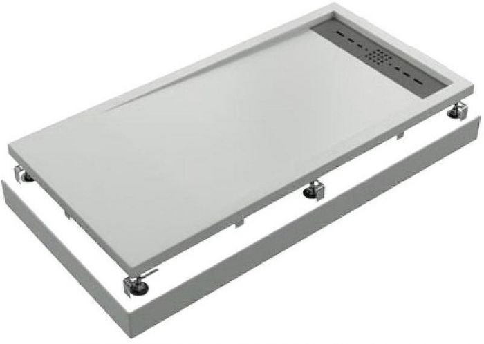 Душевой поддон из искусственного камня Creto Scala 120x90 3-0035 Белый