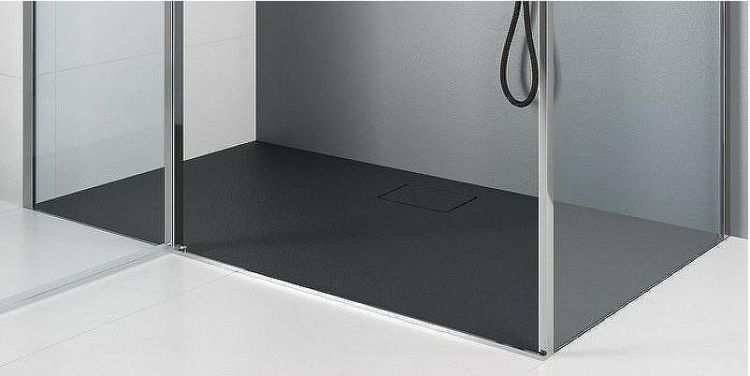 Душевой поддон из искусственного камня Excellent Lavano 90x90 BREX.1102.090.090.BLN Черный