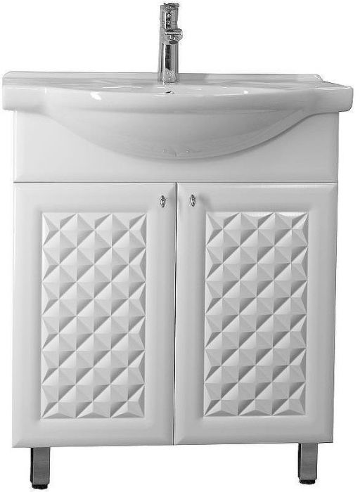 Тумба под раковину Style Line Канна 75 ЛС-00002283 Белый глянец