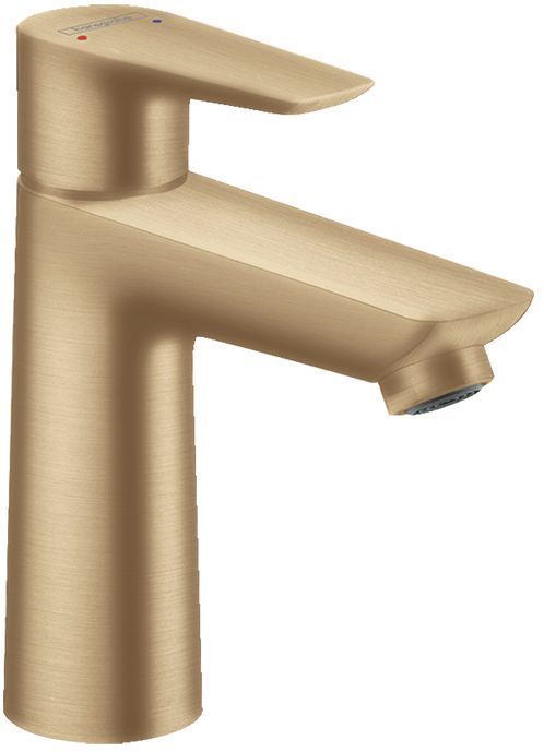 Hansgrohe Talis E Смеситель для раковины, на 1 отв, с донным клапаном, излив: 11.2см, цвет: шлифованная бронза