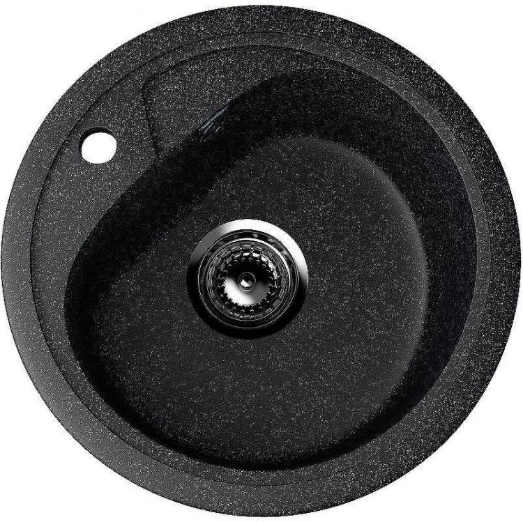 Кухонная мойка Ulgran Classic U-500-308 Черная Кухонная мойка Ulgran Classic U-500-308 Черная