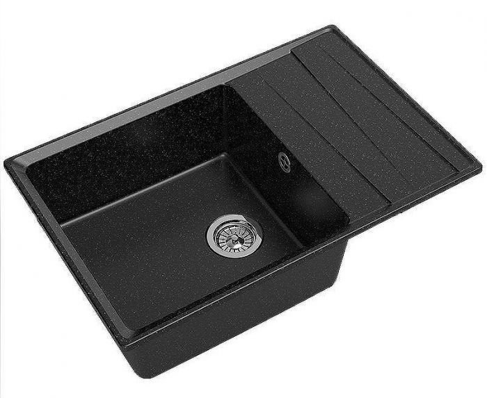 Кухонная мойка GranFest Level GF-LV-760L Черная