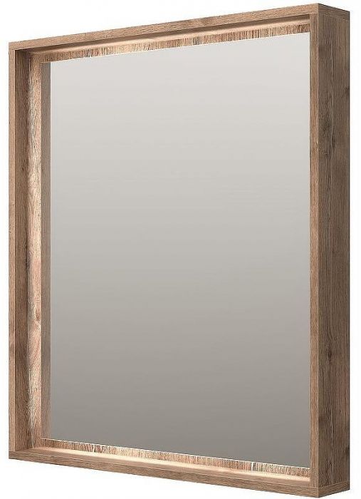 Зеркало Brevita Dallas 70 DAL-02070-074 с подсветкой Дуб Галифакс олово с сенсорным выключателем