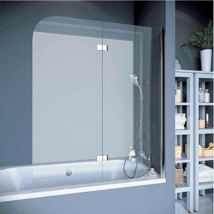 Шторка на ванну Koller Pool Waterfall Line 115 QP97 R профиль Хром стекло прозрачное