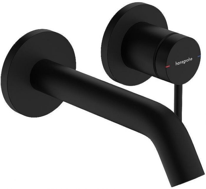 Смеситель для раковины Hansgrohe Tecturis S 73350670 Черный матовый