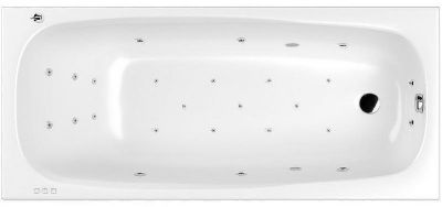 Акриловая ванна Whitecross Layla Slim 180x80 0122.180080.100.ULTRA.CR с гидромассажем