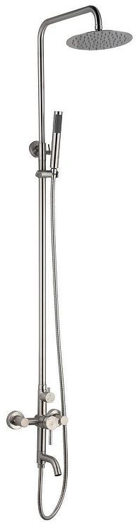 Душевая система Ростовская Мануфактура Сантехники SUS124-009DK-1 Нержавеющая сталь