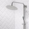 Душевая система Ростовская Мануфактура Сантехники SUS124-009DK-1 Нержавеющая сталь
