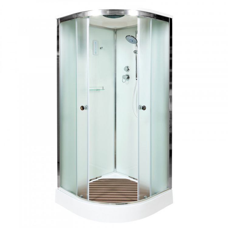Душевая кабина Deto D01S + эл. 100x100x220 Душевая кабина Deto D01S + эл. 100x100x220