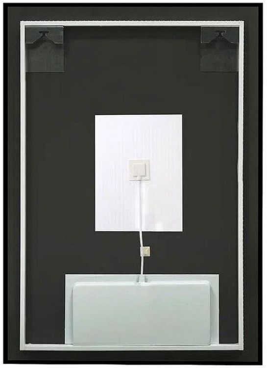 Зеркало Континент Amer 500х700 ЗЛП2272 с подсветкой с сенсорным выключателем с подогревом