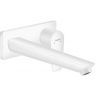 Hansgrohe Talis E Встраиваемый смеситель для раковины, излив 225мм, внешняя часть, цвет: белый матовый