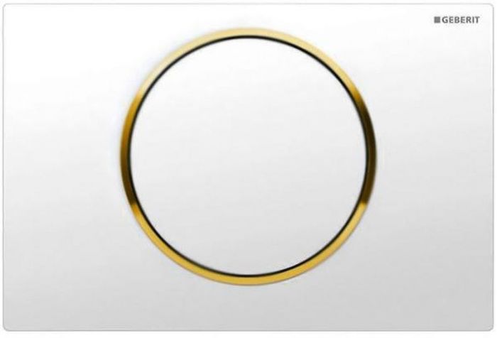 Клавиша смыва Geberit Sigma 10 115.758.KK.5 Белый/золото