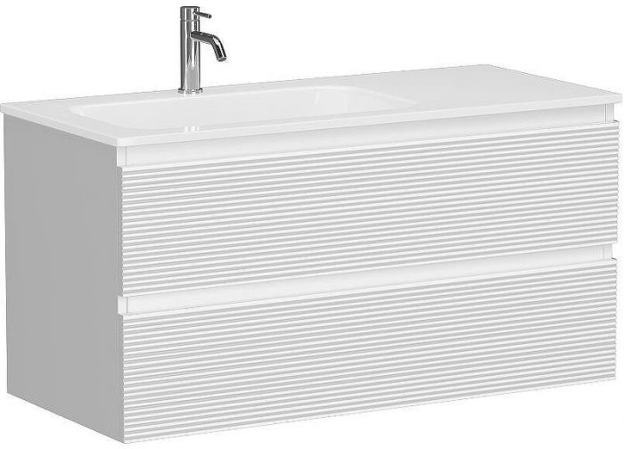 Тумба под раковину Sancos Folk 100 L FL100LW подвесная Bianco
