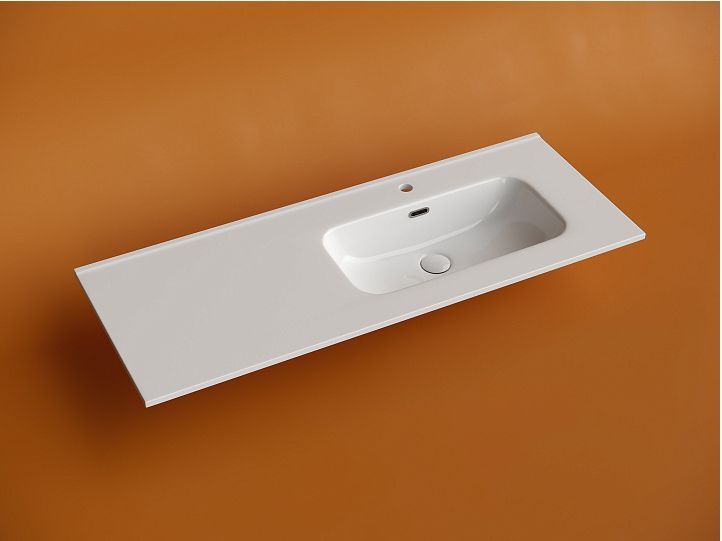 Раковина накладная мебельная CERAMICANOVA Element, чаша справа, с отверстием под смеситель, CN7006R Раковина накладная мебельная CERAMICANOVA Element, чаша справа, с отверстием под смеситель, CN7006R