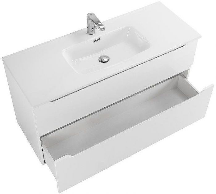 Тумба под раковину BelBagno Etna-H60 120 ETNA-H60-1200-2C-SO-BL-P подвесная Bianco Lucido