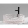 Умывальник CERAMICANOVA Cristal чаша накладная круглая 360 мм (цвет розовый) CN6061