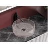 Умывальник CERAMICANOVA Cristal чаша накладная круглая 360 мм (цвет розовый) CN6061
