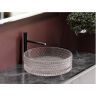 Умывальник CERAMICANOVA Cristal чаша накладная круглая 360 мм (цвет розовый) CN6061