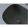 Умывальник CERAMICANOVA Element чаша накладная прямоугольная (цвет Темный Антрацит Матовый) CN6009MDH