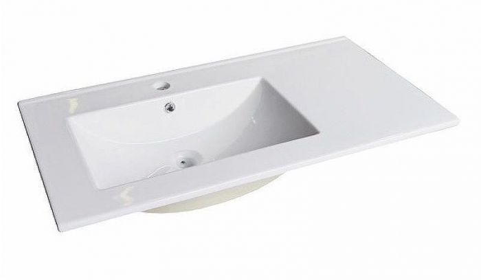 Тумба с раковиной Comforty Дюссельдорф 90 00-00004093 Дуб дымчатый