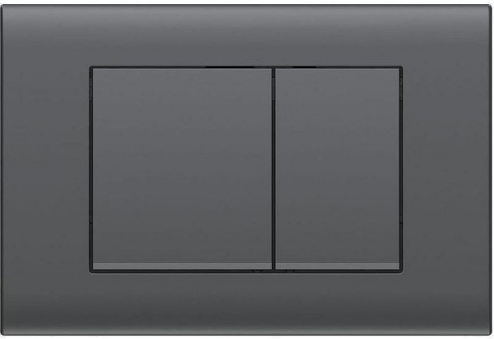 Клавиша смыва Vincea VFP-001GM Вороненая сталь