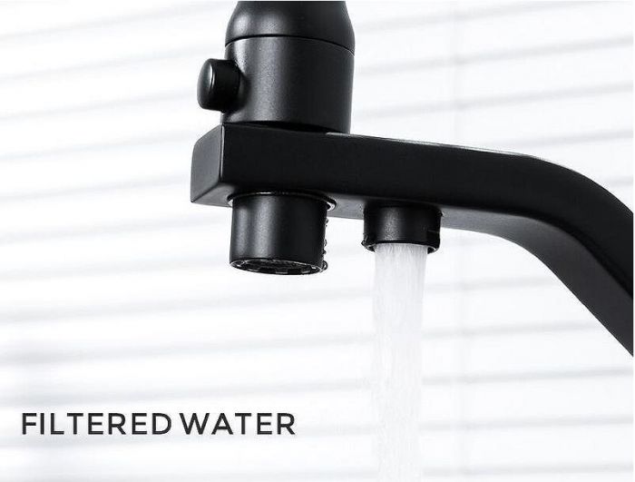 Смеситель для кухни Gappo G17-6 G4317-6 Черный матовый