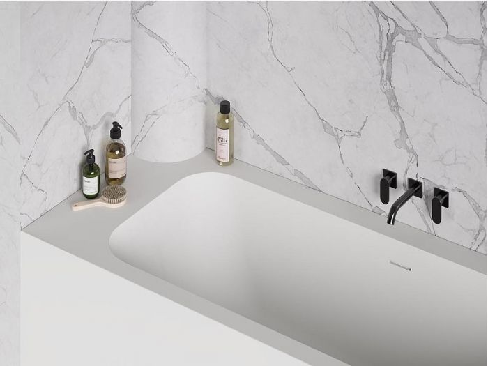 Ванна из искусственного камня Salini Orlanda 160х70 102025M Белая матовая