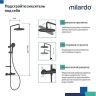 Душевая система Milardo Ideal Spa ILSBLTHM89 с термостатом Черная матовая Душевая система Milardo Ideal Spa ILSBLTHM89 с термостатом Черная матовая