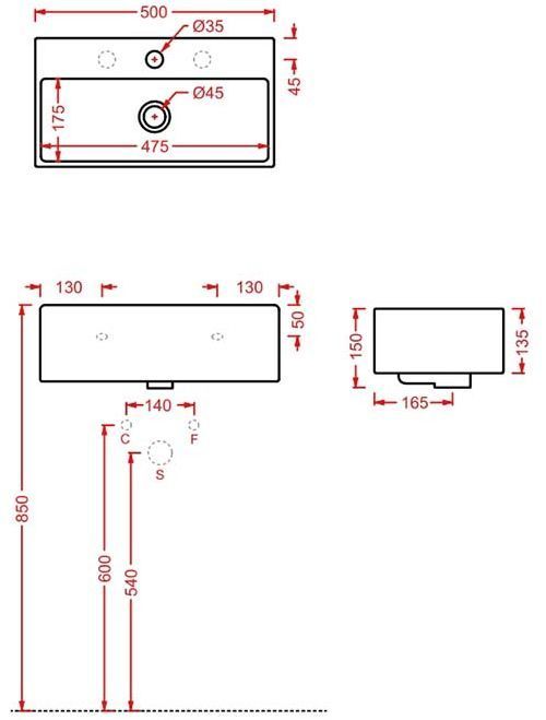 Раковина ARTCERAM WASHBASINS QUL001 01 00 Раковина ARTCERAM WASHBASINS QUL001 01 00