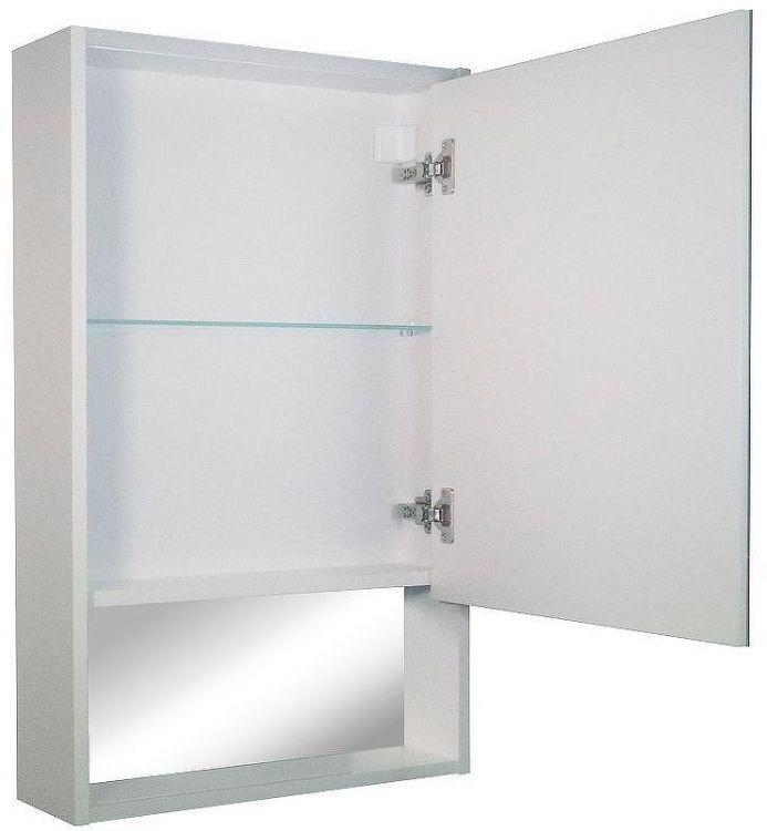 Зеркальный шкаф Reflexion Box 500х800 RF2420WH с подсветкой Белый матовый
