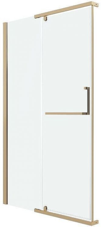 Душевая дверь Grossman Pragma 100 100.K33.03.100.32.00 профиль Золото сатин стекло прозрачное