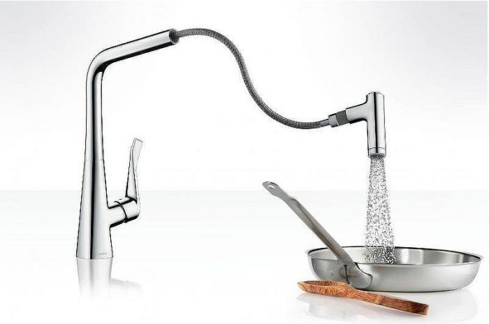 Смеситель для кухни Hansgrohe Metris 14820000 Хром