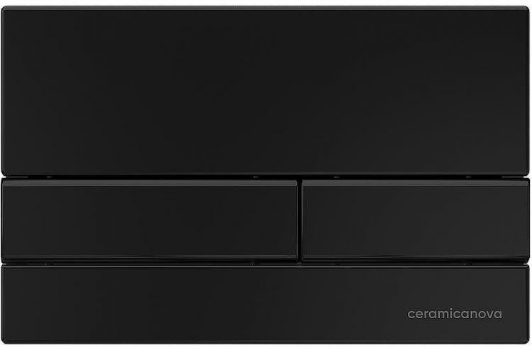 Инсталляция Ceramicanova Envision CN1002B для унитаза с Черной матовой клавишей смыва