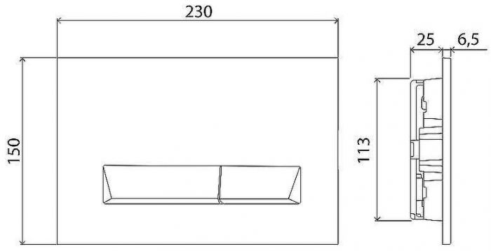 Инсталляция BelBagno BB002-80/BB012-MR-NERO.M с Черной матовой клавишей смыва