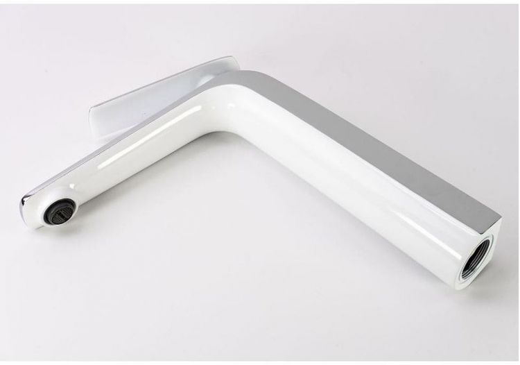 Смеситель для раковины Savol S-JD9111AW цвет Белый Хром Смеситель для раковины Savol S-JD9111AW цвет Белый Хром