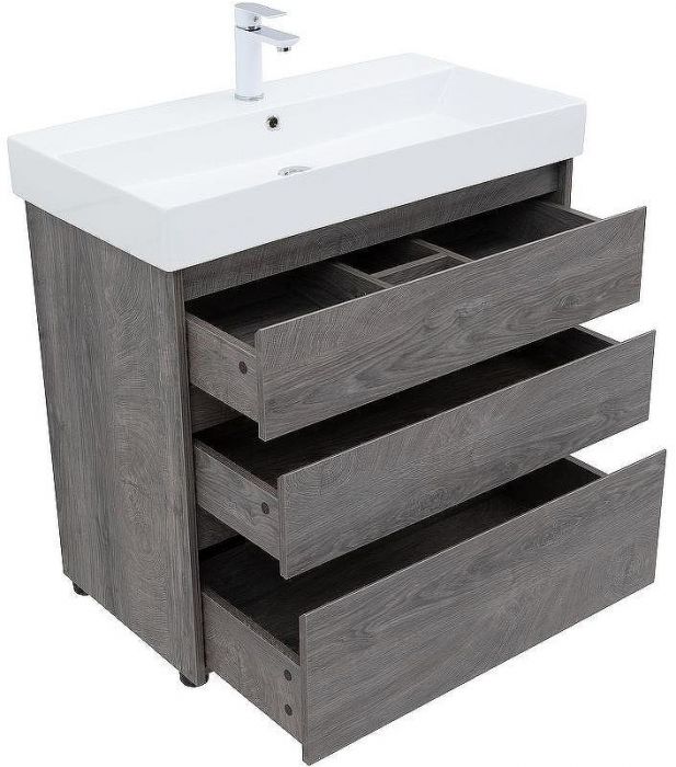 Тумба под раковину Aquanet Nova Lite 85 302476 Дуб рошелье