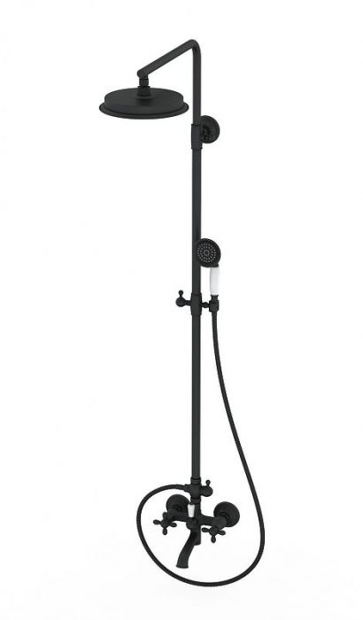 Душевая система Wonzon & Woghand Retro WW-88739020-MB цвет Черный матовый