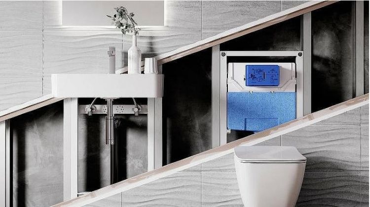 Инсталляция Ideal Standard Prosys TT00006 для унитаза без клавиши смыва