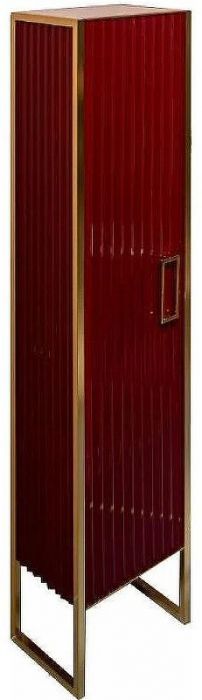 Шкаф пенал Boheme Armadi Art Monaco 35 L 868-RG-L Бордо глянец Золото